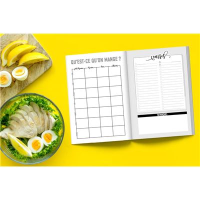 Planificateur de Menus : Planifiez vos repas et vos courses (52 semaines et  listes d'achats) (Paperback) 
