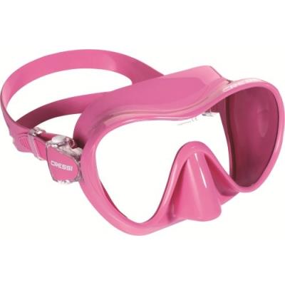 Cressi sub s.p.a. f1 junior frameless masque de plongée rose