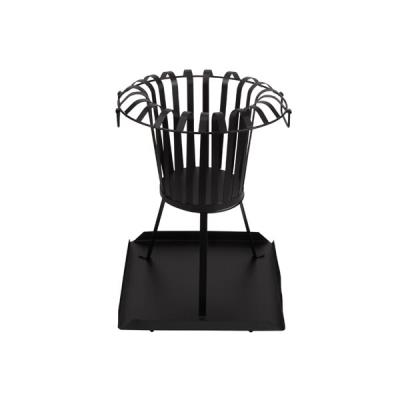 Foyer à bûches avec cendrier - rond toolland bb650
