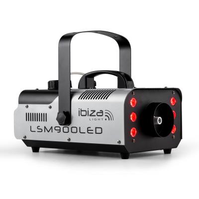 Ibiza LSM900LED Machine à fumée 900W 1 litre DMX LED RVB