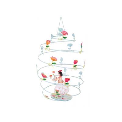Spirale Fille Coquelicots H47 x L30 cm