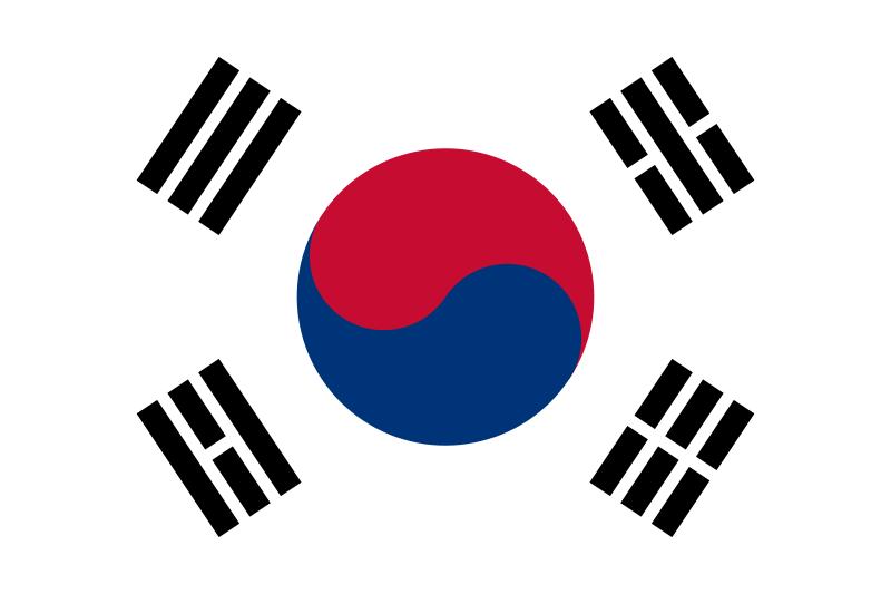 Drapeau Corée du Sud - 150 x 90 cm