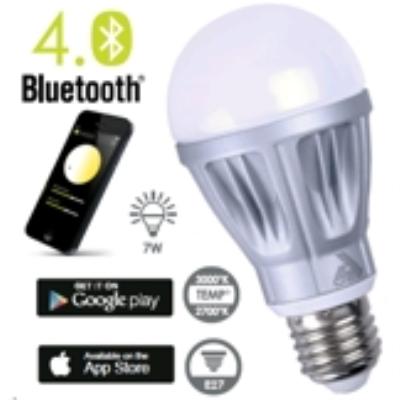 AwoX SmartLIGHT Ampoule LED Bluetooth 4.0 (7W [Equivalent 45W], 100-240V, douille E27)