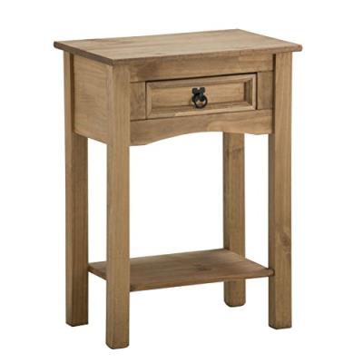 Birlea furniture corona table console 1 tiroir et 1 étagère en pin