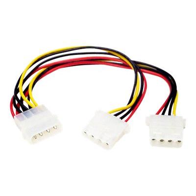 StarTech.com Cable Repartiteur En Y Molex 1X Lp4 Male 2X Lp4 Femelle 23 Cm Splitter Cable D'alimentation Alimentation Interne 4 Plots Pour Alimentation Interne 4 Plots 0.2 23Cm de Inmac Wstore - Image 3