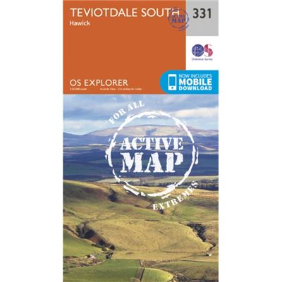 Os Explorer Map Active (331) Teviotdale South (Os Explorer Active Map) (Map)