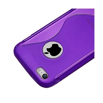 Étui S-Line couleur Violet pour Apple iPhone 5C - 1