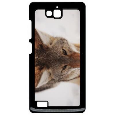 Coque huawei honor 3c et 3c 4g tete de loup