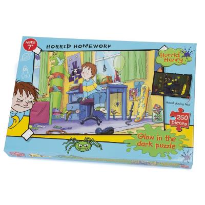 Puzzle Phosphorescent Horrid Henry Horrid Homework (Vilains Devoirs) (250 Pièces)