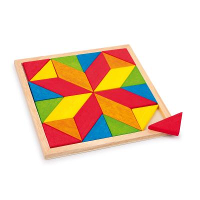 Mosaïque en bois coloré Etoile - Legler