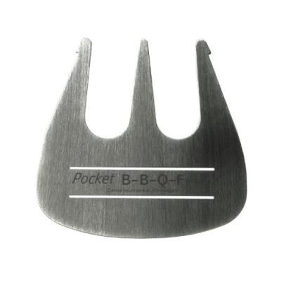 Fa sports outdoor pocket bbq fourche grill argent 9,2 x 8,6 x 0,15 cm lot de 2