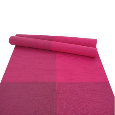 Chemin de table tissé Rose/violine Zarah - vinyle