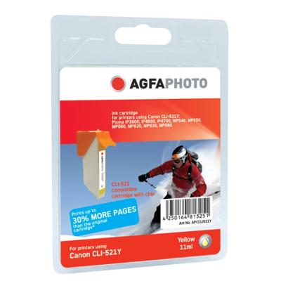 Agfaphoto apccli521yd cartouche dencre jaune