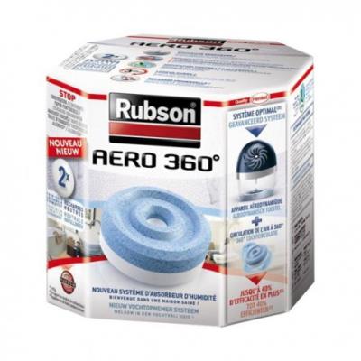RUBSON RECHARGES AERO 360 POUR ABSORBEUR BOÎTE DE 2 RECHARGES