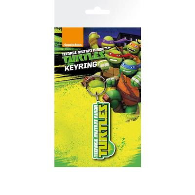 Les Tortues Ninja - porte-clés caoutchouc Logo 7 cm
