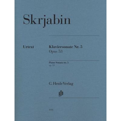 Scriabin Alexander - Sonate No5 Opus 53 - Piano