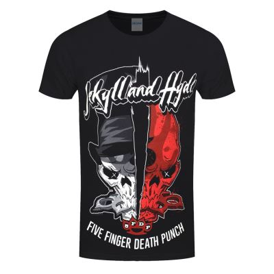 Five Finger Death Punch T-Shirt Jekyll & Hyde Homme Noir - Taille S