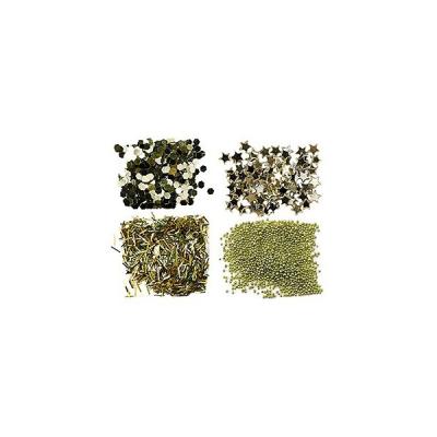 Mini Kit Paillettes pour Ongles Or 149310