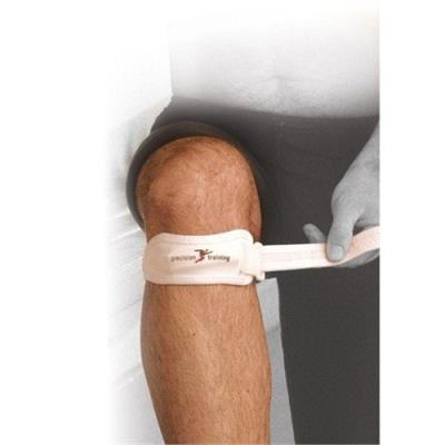 Precision bande de soutien pour le genou taille unique (noir rouge)