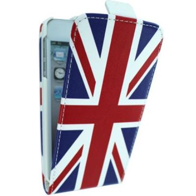 Etui Nzup Slim à rabat drapeau Anglais pour Apple iPhone 5