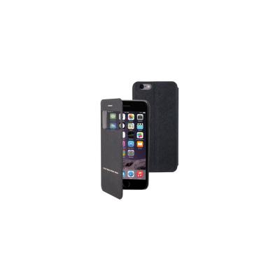 Muvit Answer Call Folio - Flip cover voor mobiele telefoon - zwart - voor Apple iPhone 6, 6s
