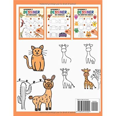 Apprendre A Dessiner Pour Enfants Etape Par Etape Des Animaux Mignons A Reproduire Et Colorier 35 Pages Format 18 X 25 Cm Nlfbp Editions Broche Nlfbp Editions Achat Livre Fnac