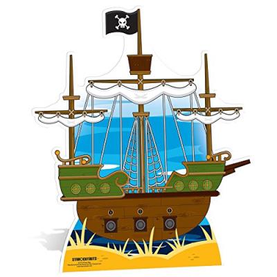 Star cutouts - stsc715 - figurine géante - bateau pirate 120 x 103 cm