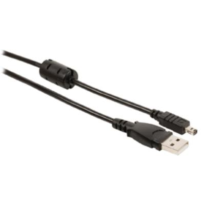 Câble pour appareil photo usb 2.0 a mâle vers connecteur minolta 8 broches mâle 2.00 m noir valueline