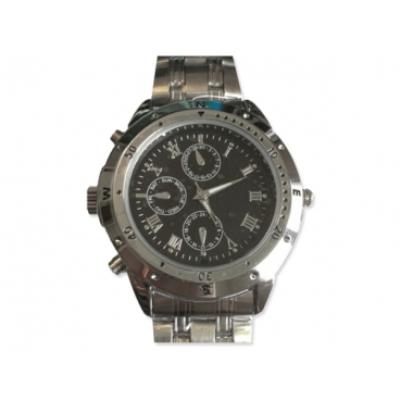 Montre espionne à  chiffres romain, mémoire 4 Go camera espion surveillance mini discrete