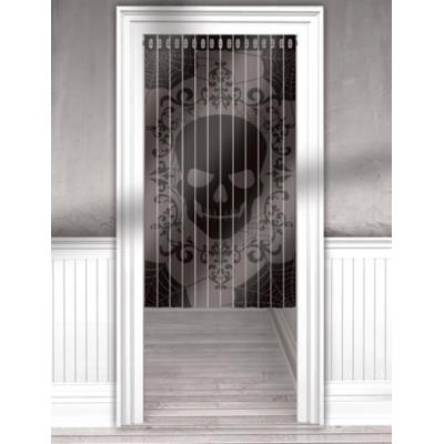 Rideau de porte squelette Halloween
