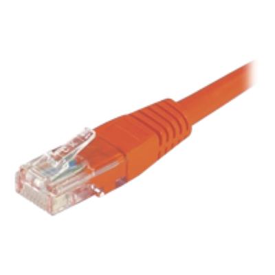 Cordon Patch RJ45 UTP CAT5e Rouge - 0,30 M