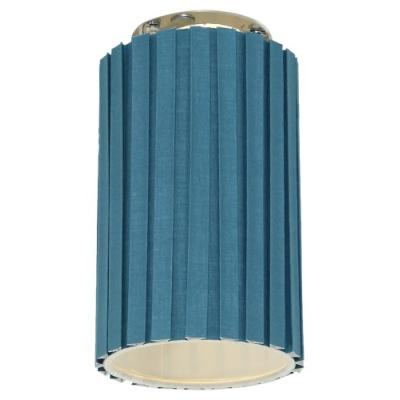snood holly grand abat-jour plissé turquoise