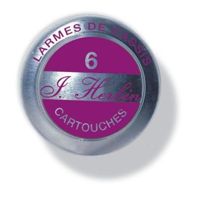 Herbin - Boîte De 6 Cartouches D'Encre Standard - Larmes De Cassis
