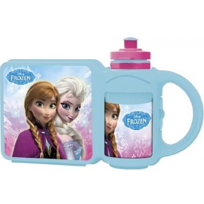 Disney - La Reine des Neiges - Boite à Sandwich + Gourde en Plastique