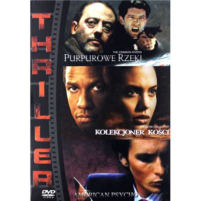 Bone Collector, The / Les rivieres pourpres / American Psycho (BOX Thriller: Kolekcjoner kosci + Purpurowe rzeki + American Psycho) [3xDVD]