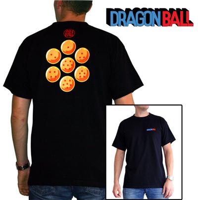 Tshirt dragon ball : les boules de cristal taille s