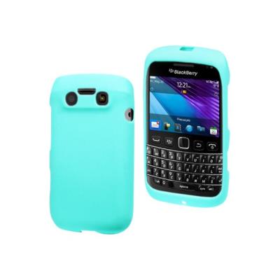 Muvit - Achterzijde behuizing voor mobiele telefoon - silicone - blauw - voor BlackBerry Bold 9790