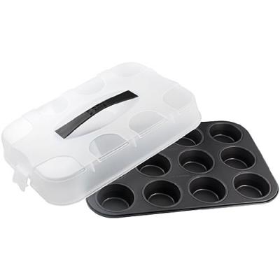 zenker 7900 moule à muffins avec couvercle 38 x 26 cm