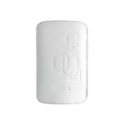 Microsoft Nokia Cp-342 - Sac Étui pour Téléphone Portable - Cuir - Blanc - pour Nokia 12Xx, 16Xx, 3610, 53Xx, 5500, 6600, 7070, 7210, 73Xx, 75Xx, 7610, E66, N79, N85