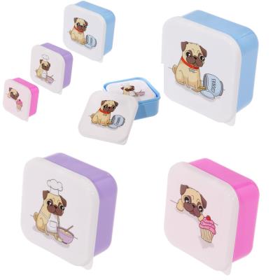 Lot de 3 boîtes repas - Carlin