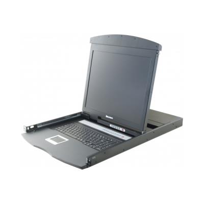 Console Lcd 19 Dual Rail Kvm 8P Vga Ps2-Usb Dexlan