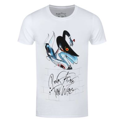 Pink Floyd T-Shirt The Wall Teacher Homme Blanc - Taille L