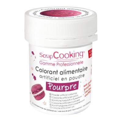 Colorant alimentaire (artificiel) - Pourpre - Scrapcooking
