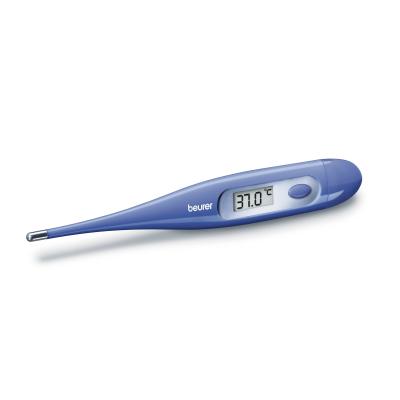 BEURER - FT 09 BLEU - THERMOMÈTRE MÉDICAL ÉTANCHE AVEC ALARME SONORE - BLEU