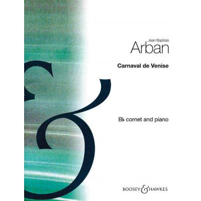 Partitions classique BOOSEY & HAWKES ARBAN JEAN-BAPTISTE - CARNAVAL OF VENISE - CORNET AND PIANO Autres cuivres
