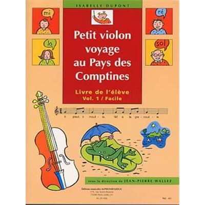PETIT VIOLON VOYAGE AU PAYS DES COMPTINES VOL 1