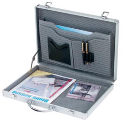 ALUMAXX - attaché-case MINOR , en aluminum, argenté, maniable