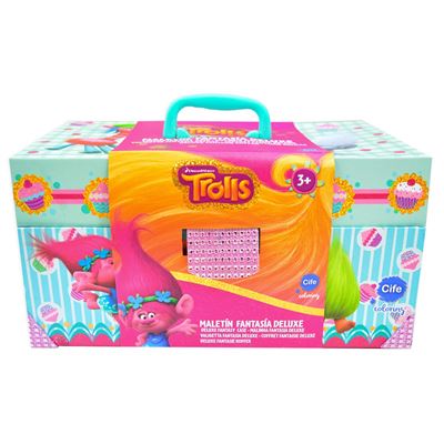Trolls CIFE 40531 Mallette artistique fantaisie de luxe