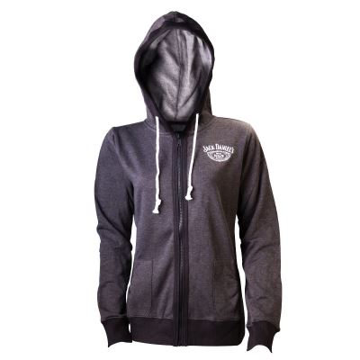 Old Jack Daniel Femmes No. 7 Charbon de bois Hoodie: Grand