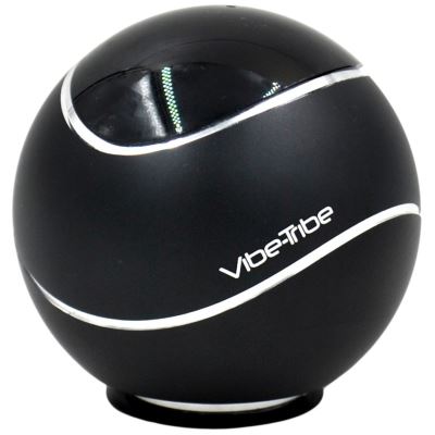 Vibe-Tribe Orbit Black: Ultracompact 15 Watt Haut-parleurs a Vibration Sans Fil, Bluetooth & Mains-libres